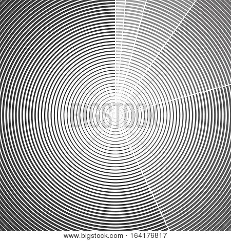 Dark color abstract background in minimalist style made from gray circles. Business concept for cover decoration of brochure, flyer or report.