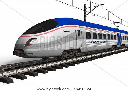 รถไฟความเร็วสูงที่ทันสมัย