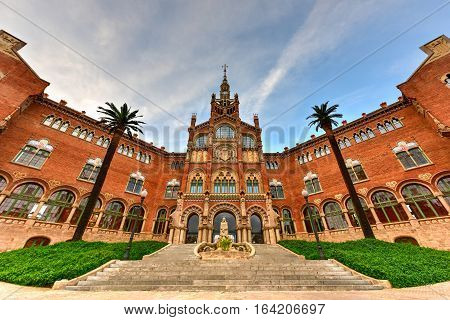 Hospital Sant Pau Recinte Modernista -barcelona, Spain