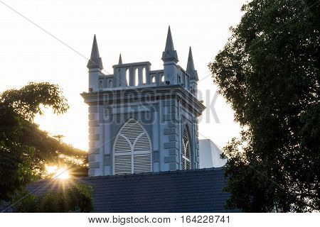 Georgetown, Penang - November 19, 2016 : Penang Wesley Methodist Church is one of the oldest churches in the country. 
It has been around for more than a century which possibly dates back to 1891.