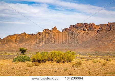 Typical Landscape Of Southern Morocco.