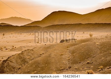 Typical Landscape Of Southern Morocco.