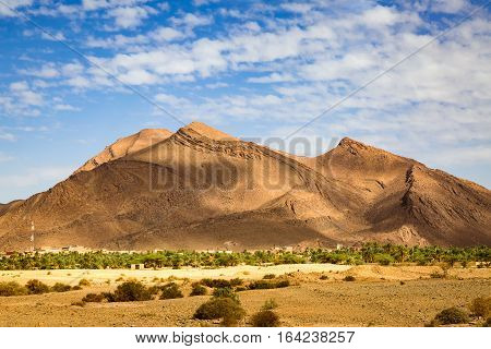 Typical Landscape Of Southern Morocco.