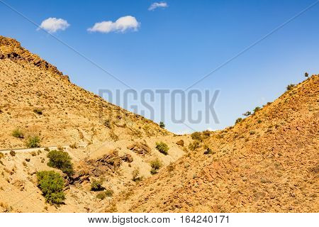 Typical Landscape Of Southern Morocco.