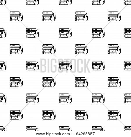 Fire protection in file store pattern. Simple illustration of fire protection in file store vector pattern for web