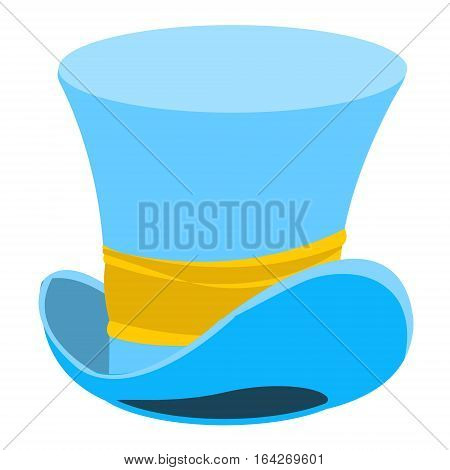Blue wizard hat. The old man's headdress. Cylinder gentleman. Hat shop.