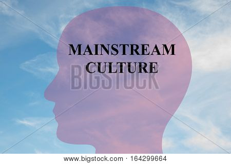 Mainstream Culture Concept