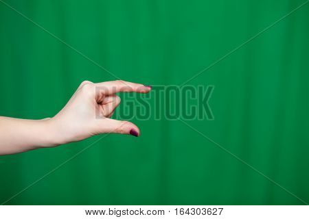 Hand Female Fingers Holding