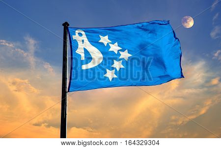 CASPIAN EMPIRE Flag, Seljuk, Flag Design and Presentation