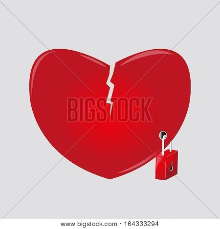 resentful and closed heart quality illustrator design
