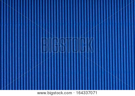Striped blue embossed paper. Colored paper. Livid texture background