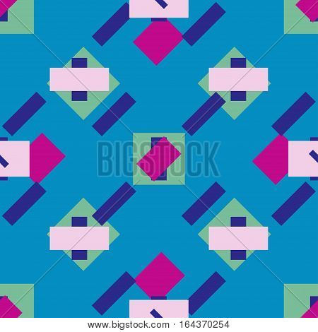geometrical seamless pattern with rectangles. vector illustration for your design, textile print, background etc.