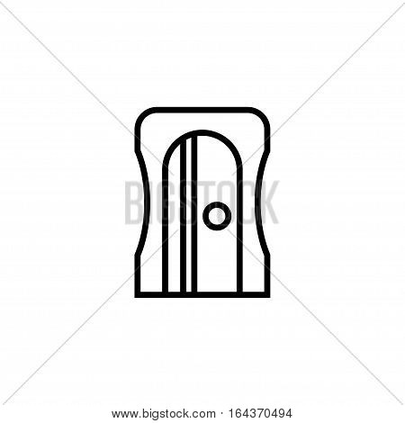 pencil sharpener isolated on white background. Vector illustration