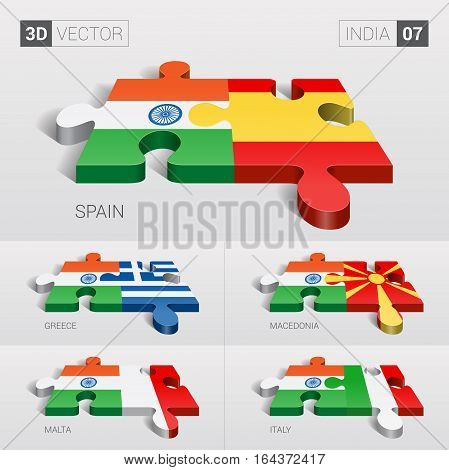 India puzzle part joint with Austria, Belgium, UK, Germany and Ireland.