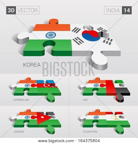 India puzzle part joint with Korea, Azerbaijan, UAE, Jordan, Tajikistan.