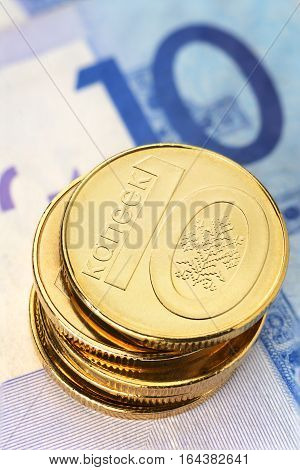 Stack Of Belarus Coins