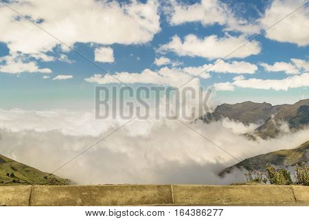 Andes Range Mountains Latacunga Ecuador
