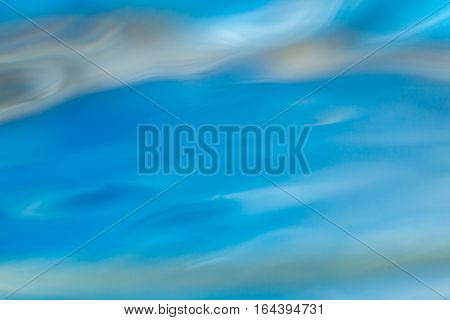 Abstract Macro Of Moving Waves On Luquid