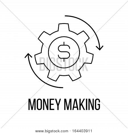 Money Making Icon Vector & Photo (Free Trial) | Bigstock