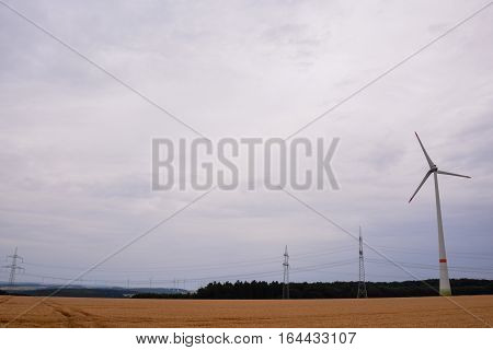 View Of Cultivated Field In The Countryside