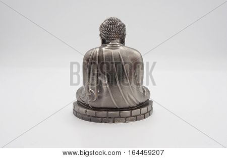 Great Buddha Or Daibutsu Silver Model.