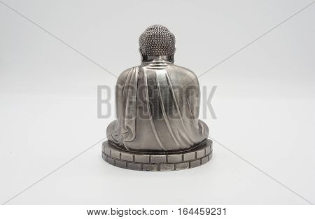 Great Buddha Or Daibutsu Silver Model.
