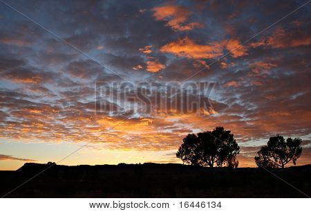 Sunrise at Kings Canyon, NT Australia