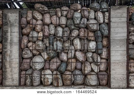 monument to the people shot and tortured in prisons and concentration camps of the USSR. Moscow, park Muzeon, absolutely near the Kremlin where there were chief executioners.