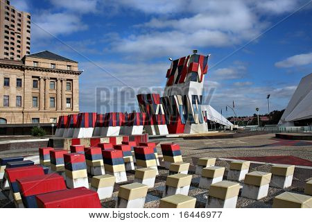 Adelaide's festival centre and casino