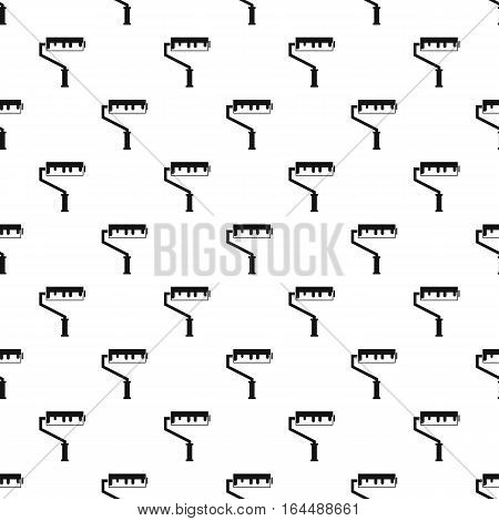 Paint roller pattern. Simple illustration of paint roller vector pattern for web