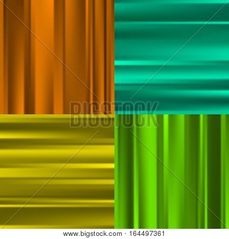 Set bronze texture. Paper gift or texture of blue green gold bronze metal.
