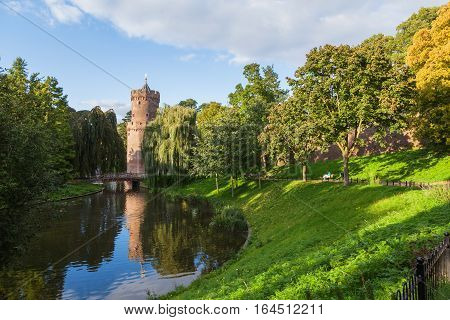 Kronenburger park in Nijmegen at The Netherlands