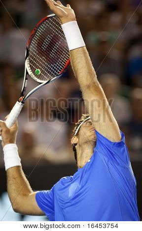 MELBOURNE - Ocak 19: Juan Martin Del Potro Arjantin Marcos Baghda yaptığı ikinci turda kaybı olarak