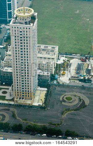 Aerial view of Kaohsiung City special municipality in the Republic of China on Taiwan Asia