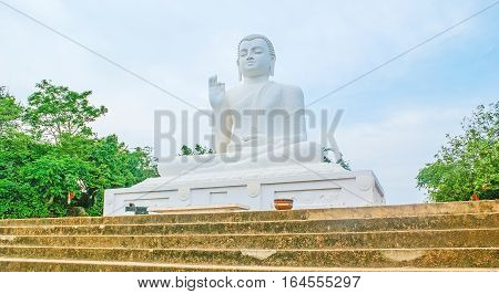The Buddha Statue In Mihintale Temple