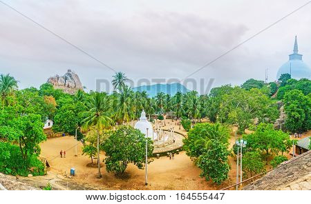 Panorama Of Mihintale Temple