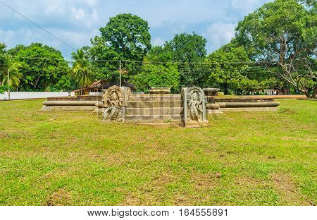 The Ancient Ruins In Anuradhapura