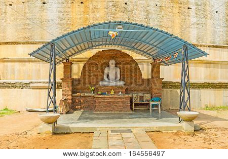The Buddha Statue At Sandahiru Seya