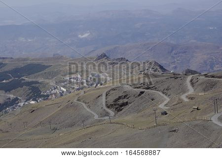 The Sierra Nevada Hosts The Highest Peaks Of Inland Spain.