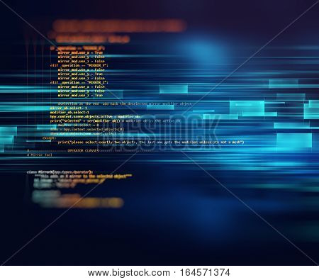 Programming Code Abstract Technology Background Of Software Developer And  Computer Script