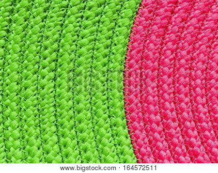 two tone Green and pink background texture for text area and lifestyle in close up
