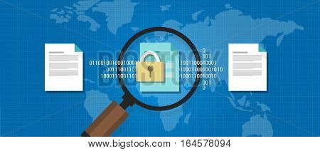 wikileaks document leaked secret confidential digital protection illustration