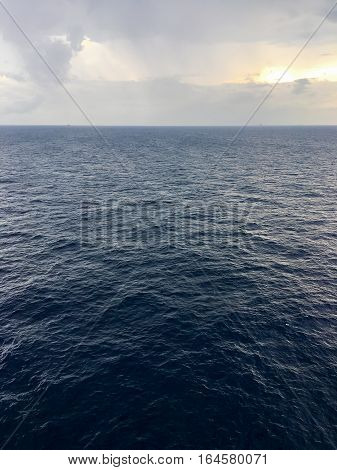 Sea and Cloudy, Beautiful blue sky background