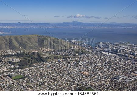 Aerial View Of South San Francisco