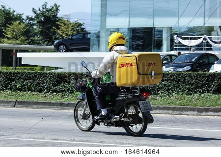 Dhl Express And Logistics Mini Container Motorcycle.