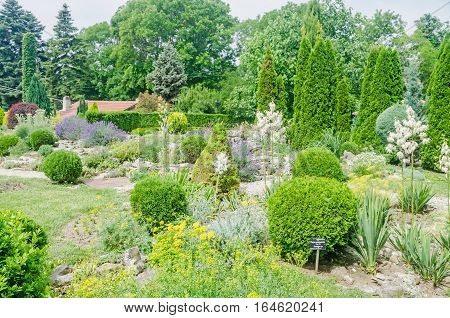 Balchik, Bulgaria - June 19, 2016. The Balchik Botanical Garden Of Romanian Queen Marie, Botanic Gar