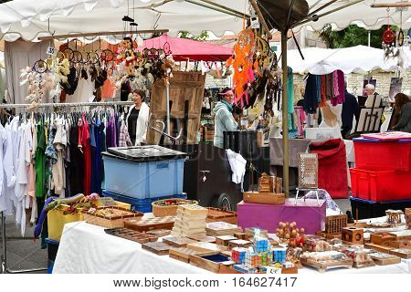 La Flotte France - september 27 2016 : the picturesque market