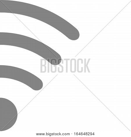 wi fi logo isolatad on white background