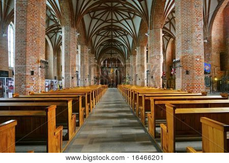 Iglesia de St Bridget, Gdansk, Polonia