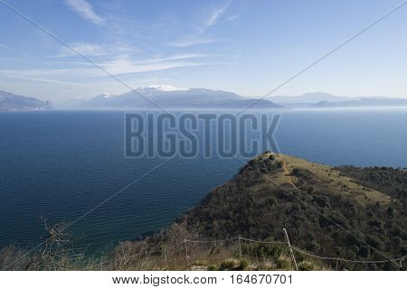 Garda lake from Rocca di Manerba - Lombardy - Italy